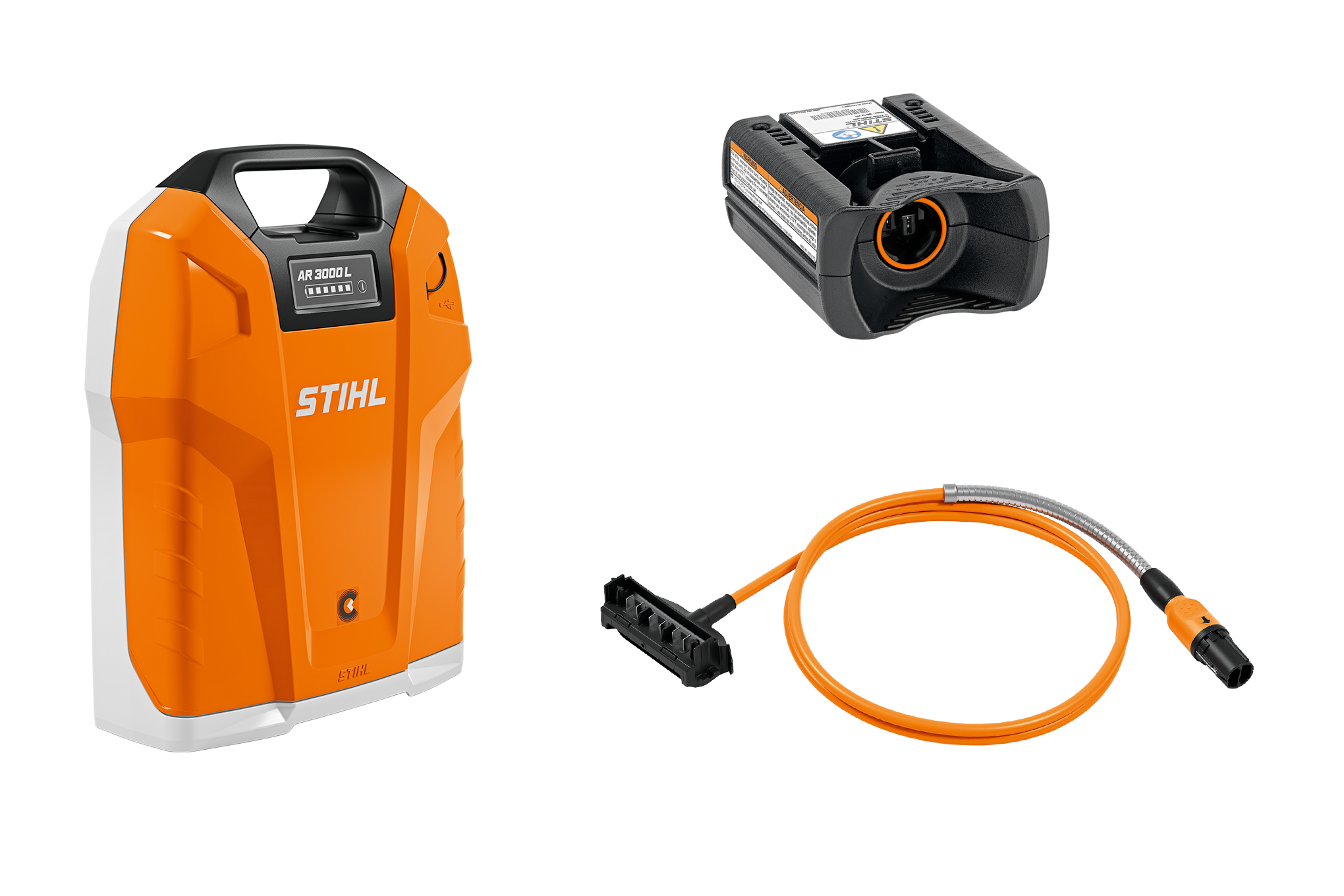 Stihl AR 3000 L Backpack Battery Set and Cable