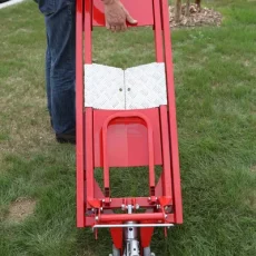 Hydraulic lawn mower lift-4