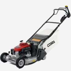 Cobra RM53SPH Rear Roller Lawn Mower 21″ pictured from a front right angle