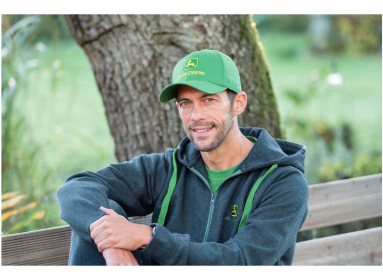 John Deere Farm State Pride Hat - Adjustable Twill Cap With Your State Name, Green/Yellow