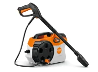 Stihl REA 100 pressure washer showing the 3-in-1 nozzle