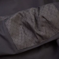 Arbortec AT4480 Heavy Duty Full Zip Breathedry® Jacket in black pictured up close of inside material
