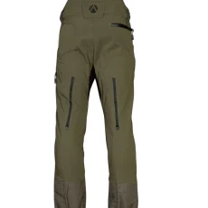 Arbortec AT4060 Breatheflex Pro Chainsaw Trousers Design A Class 1 in olive pictured from the front