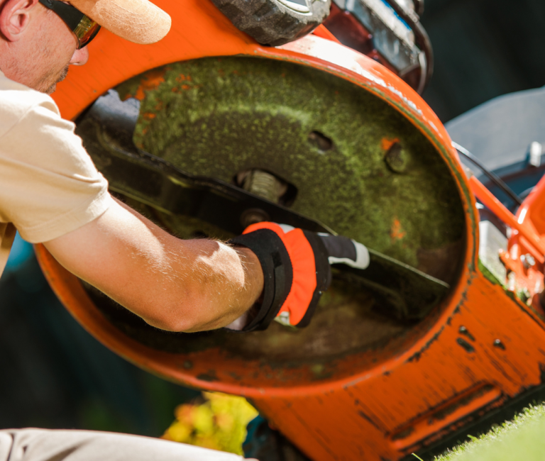 How to sharpen lawn mower blades