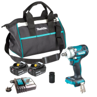 Makita DTW300TX2 18v LXT Brushless 1/2" Impact Wrench Kit