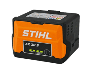 STIHL AK 30 Compact Lithium-Ion Battery pictured with a white background