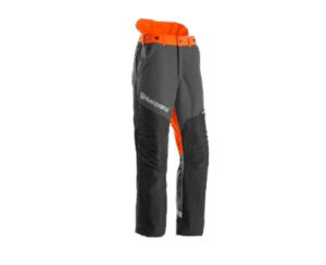 Husqvarna Functional Chainsaw Trousers pictured with a white background