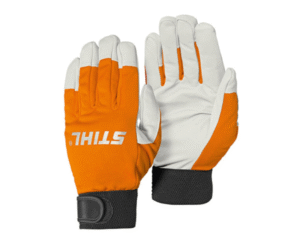 STIHL Dynamic ThermoVent Gloves pictured with a white background