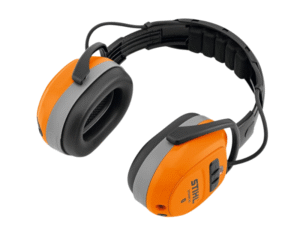 STIHL Bluetooth Ear Protectors pictured with a white background