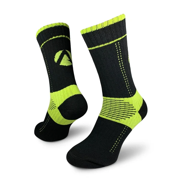 Arbortec AT3818 Lo Sock Xpert – Black/Lime